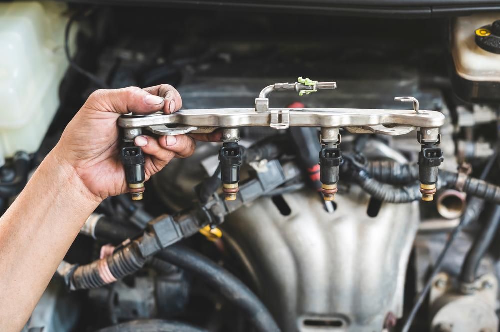 Working on engine