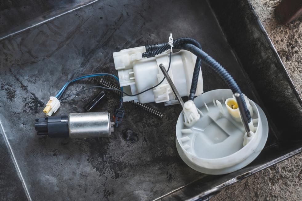 Diesel fuel pump apart